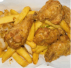Salt and Pepper Wings and Chips