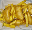 Salt and Pepper Chicken balls and Chips
